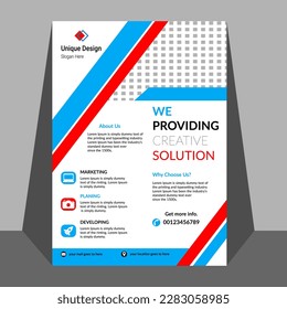 business flyer template, business flyer design.