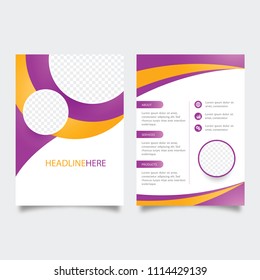 Business Flyer template design a4 size