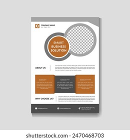 Business Flyer Template Design With Illustrator 17