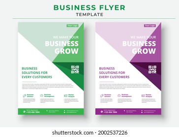 Business flyer template design, Marketing flyer design