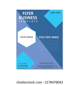 Business Flyer Template Design Vector