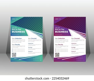 
Business Flyer template design, vector illustration, Flyer Template, modern, banner, brochure, vector layout, a4 size.