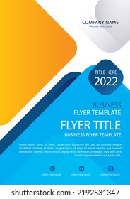 Plantilla de folleto comercial Editable