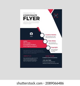 
Business Flyer template Free Vector
