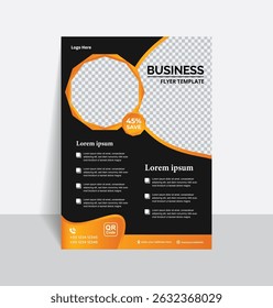 Plantilla de volante de negocios con diseño de Vector moderno para marketing corporativo y diseño de impresión
