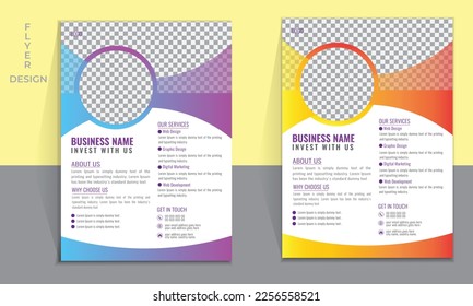 Plantilla de viajero de negocios para uso múltiple, plantilla de viajero de negocios corporativo, negocio, volante, plantilla, diseño