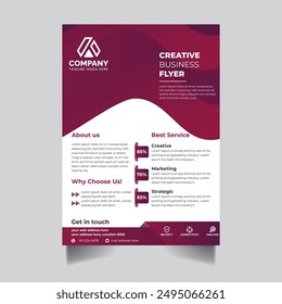 Business Flyer Vorlage und Poster Design.	