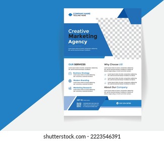 Business Flyer template vector. Minimal flyer, brochure, report business magazine, poster. Abstract black background and colorful shape on cover book presentation. Professional Template Design.