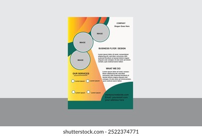 Business Flyer Template. You can promote your brand and advertise your business. Grow your client. 