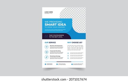 Business Flyer for use brochure design, flyer, leaflets decoration for printing and presentation vector Template