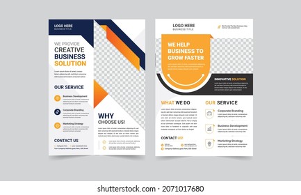 Business Flyer for use brochure design, flyer, leaflets decoration for printing and presentation vector Template