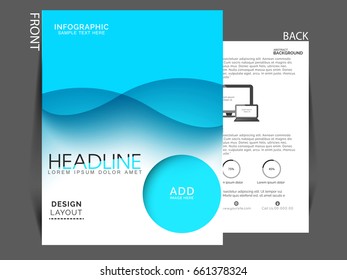 Business flyer vector .