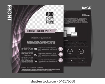 Business flyer vector design ,