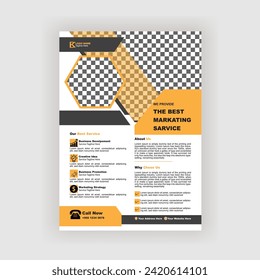 Business flyer vector format design, business proposal use, personal use, A4 size, east to edit any time beautiful flyer design template, professional business flyer design template, 