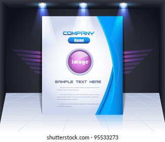 Business Flyer Vector Template