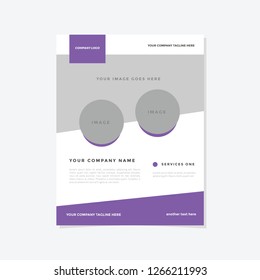 Business flyer vector template. Flyer design, cover modern layout, print template, poster, flyer in A4 with creative design, colorful design for business, creative purpose - Vector

