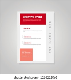 Business flyer vector template. Flyer design, cover modern layout, print template, poster, flyer in A4 with creative design, colorful design for business, creative purpose - Vector


