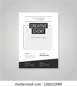 Business flyer vector template. Flyer design, cover modern layout, print template, poster, flyer in A4 with creative design, colorful design for business, creative purpose - Vector

