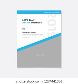 Business flyer vector template. Flyer design, cover modern layout, print template, poster, flyer in A4 with creative design, colorful design for business, creative purpose - Vector