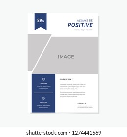 Business flyer vector template. Flyer design, cover modern layout, print template, poster, flyer in A4 with creative design, colorful design for business, creative purpose - Vector