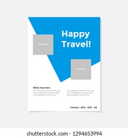 Business flyer vector template. Flyer design, cover modern layout, print template, poster, flyer in A4 with creative design, colorful design for business, creative purpose - Vector
