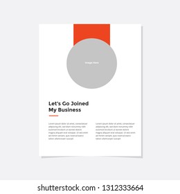 Business flyer vector template. Flyer design, cover modern layout, print template, poster, flyer in A4 with creative design, colorful design for business, creative purpose - Vector