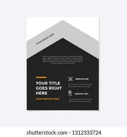 Business flyer vector template. Flyer design, cover modern layout, print template, poster, flyer in A4 with creative design, colorful design for business, creative purpose - Vector
