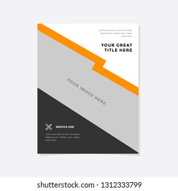 Business flyer vector template. Flyer design, cover modern layout, print template, poster, flyer in A4 with creative design, colorful design for business, creative purpose - Vector