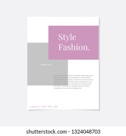 Business flyer vector template. Flyer design, cover modern layout, print template, poster, flyer in A4 with creative design, colorful design for business, creative purpose - Vector