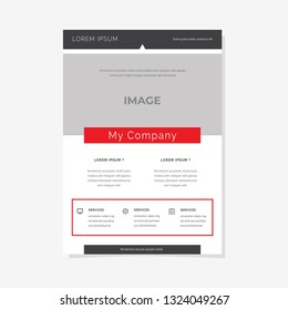 Business flyer vector template. Flyer design, cover modern layout, print template, poster, flyer in A4 with creative design, colorful design for business, creative purpose - Vector