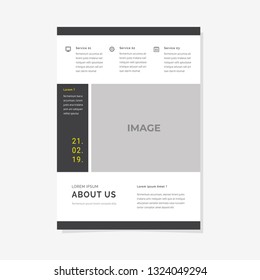 Business flyer vector template. Flyer design, cover modern layout, print template, poster, flyer in A4 with creative design, colorful design for business, creative purpose - Vector