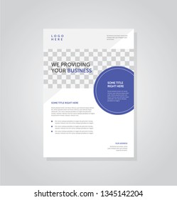 Business flyer vector template. Flyer design, cover modern layout, print template, poster, flyer in A4 with creative design, colorful design for business, creative purpose - Vector