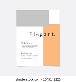 Plantilla vectorial del volante de negocios. Diseño de volante, diseño moderno de portada, plantilla de impresión, afiche, volante en A4 con diseño creativo, diseño colorido para negocios, propósito creativo - Vector