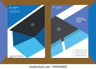 Diseño de plantillas de volante y vector de negocio