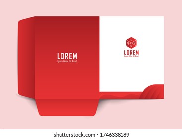 Carpeta de trabajo, plantilla de portada de diseño, diseño de texto y fotos, portada de concepto universal para un catálogo, folleto, folleto, banners, fondo vectorial.