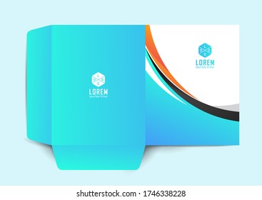 Carpeta de trabajo, plantilla de portada de diseño, diseño de texto y fotos, portada de concepto universal para un catálogo, folleto, folleto, banners, fondo vectorial.