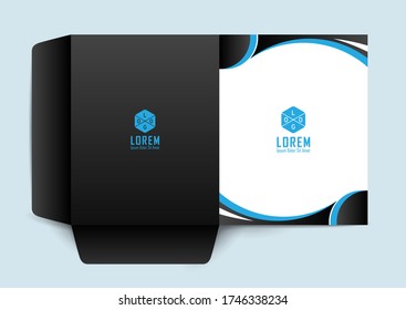 Carpeta de trabajo, plantilla de portada de diseño, diseño de texto y fotos, portada de concepto universal para un catálogo, folleto, folleto, banners, fondo vectorial.
