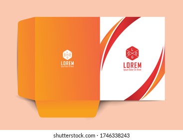 Carpeta de trabajo, plantilla de portada de diseño, diseño de texto y fotos, portada de concepto universal para un catálogo, folleto, folleto, banners, fondo vectorial.