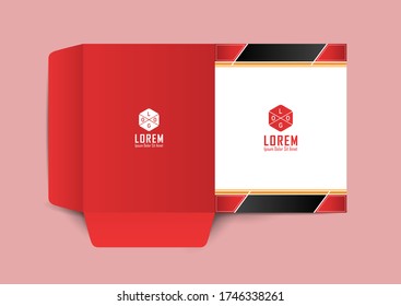 Business folder, design cover template, layout for of text and photos, the universal concept cover for a catalog, booklet, leaflet, banners, vector background.