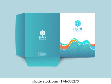 Business folder, design cover template, layout for of text and photos, the universal concept cover for a catalog, booklet, leaflet, banners, vector background.