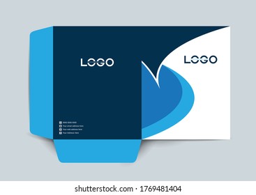 Business folder, design cover template, layout for of text and photos, the universal concept cover for a catalog, booklet, leaflet, banners, vector background.