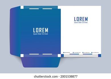 Business folder, design cover template, layout for of text and photos, the universal concept cover for a catalog, booklet, leaflet, banners, vector background.