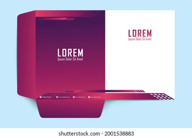 Geschäftsordner, Design-Cover-Vorlage, Layout für Text und Fotos, der universelle Concept Cover für einen Katalog, Broschüre, Broschüren, Banner, Vektorhintergrund.