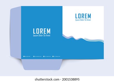 Business folder, design cover template, layout for of text and photos, the universal concept cover for a catalog, booklet, leaflet, banners, vector background.