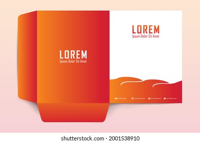 Carpeta de trabajo, plantilla de portada de diseño, diseño de texto y fotos, portada de concepto universal para un catálogo, folleto, folleto, banners, fondo vectorial.