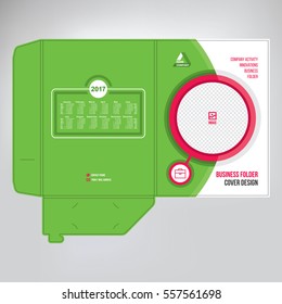 Business folder, design cover template, layout for of text and photos, the universal concept, vector background.