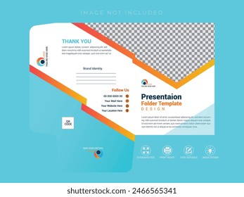 Business folder for files, design,for files,business presentation folder template corporate identity 