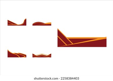 Imagen vectorial de diseño de pie de página de negocios
