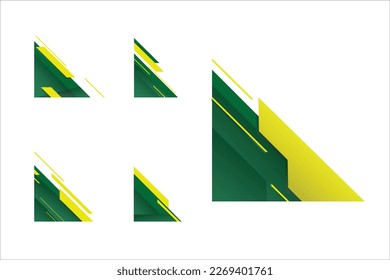 Business Footer Template Design Vector