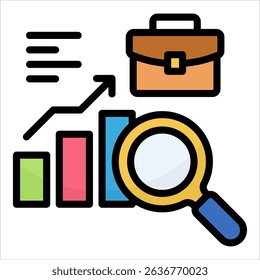Business Forecast Icon Element For Design